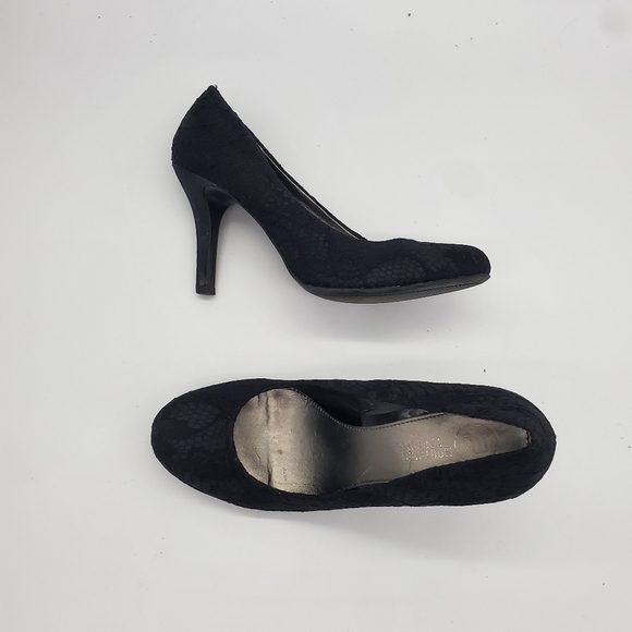 Mootsies Tootsies Moideal Heels Lace Women 8.5 Shoes Black - Picture 13 of 15